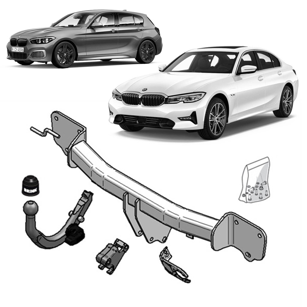 Brink Towbar for BMW 1 (01/2003 - 01/2012), BMW 1 (01/2007 - 06/2016), BMW 3 (12/2004 - on), BMW 3 (12/2004 - 12/2011)